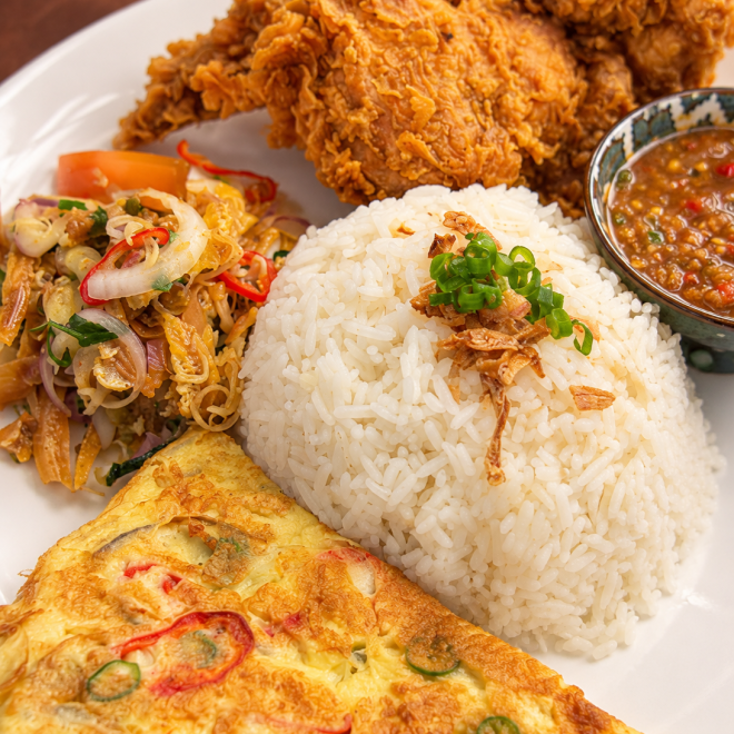 Ayam goreng kfc closeup