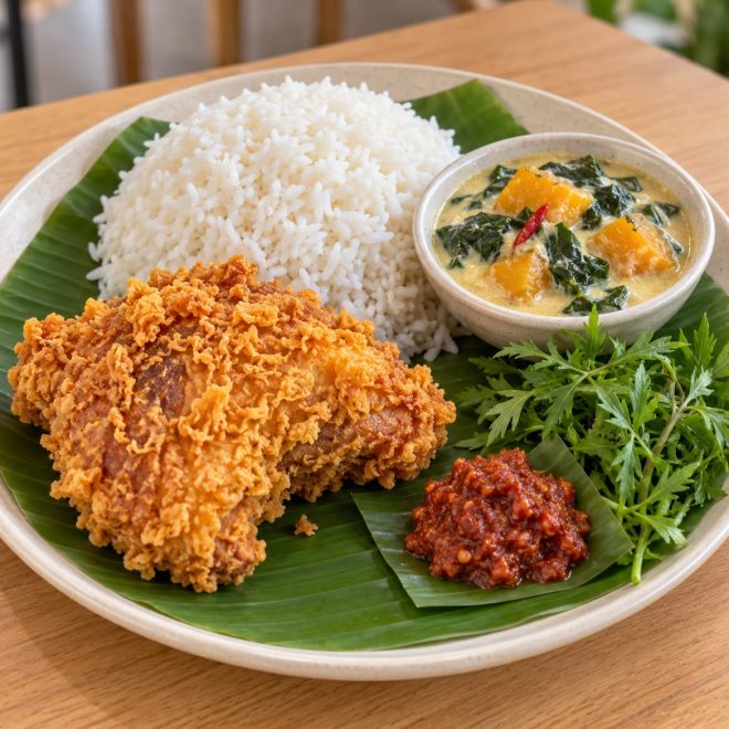 Nasi ayam kfc