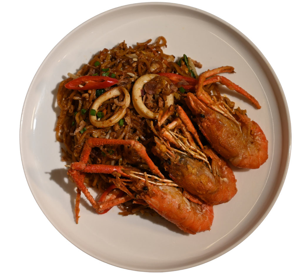 mee goreng udang galah
