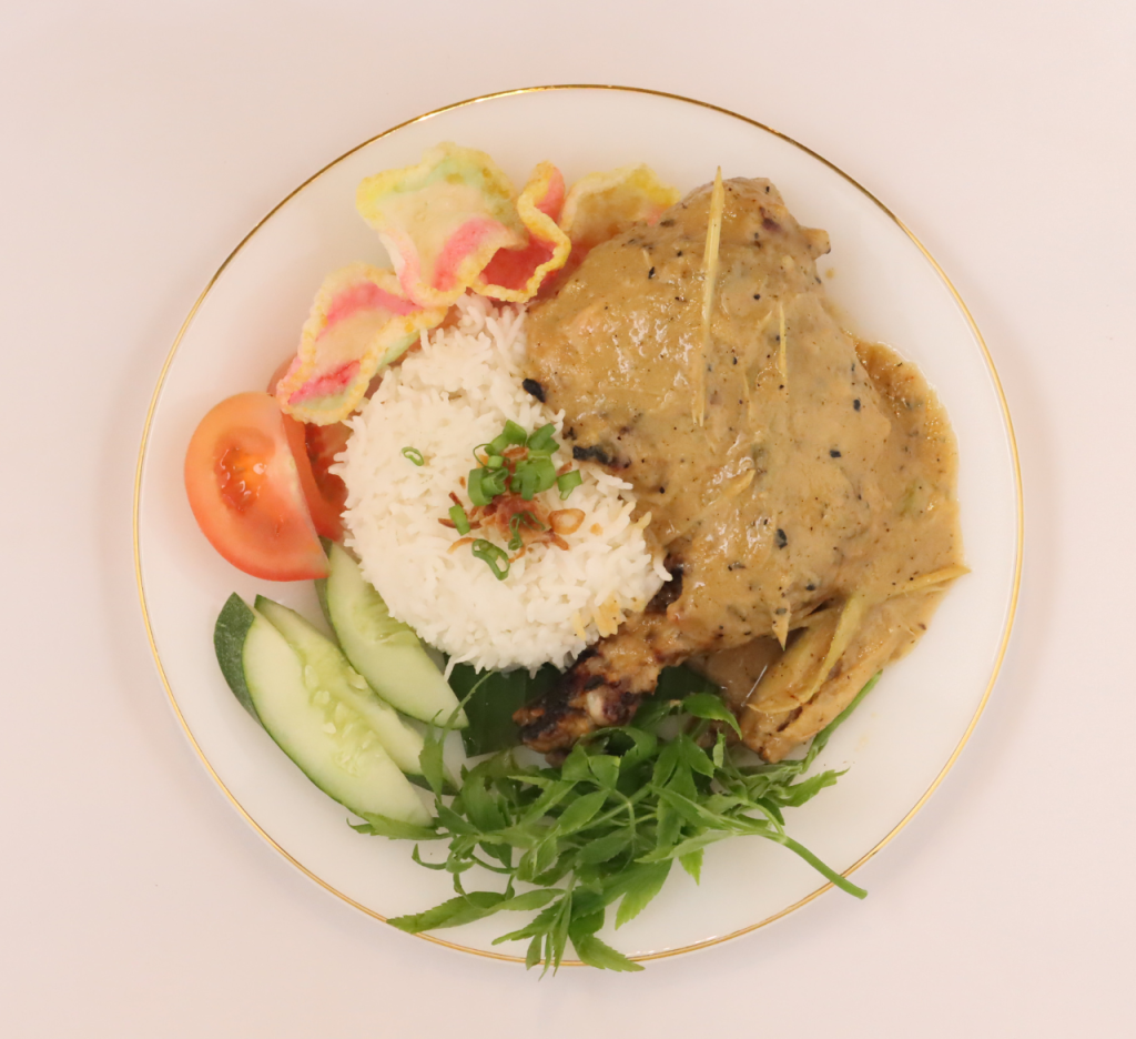 nasi berlauk percik