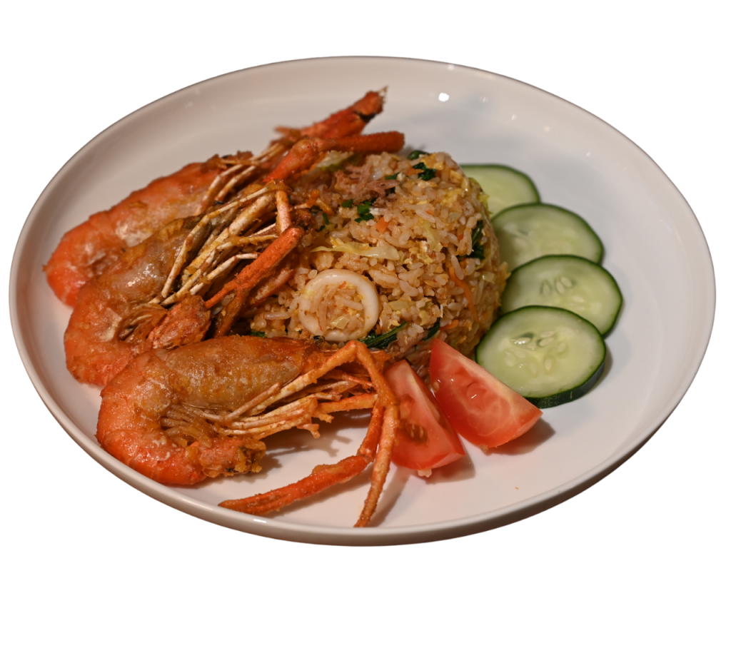 nasi goreng udang galah bg