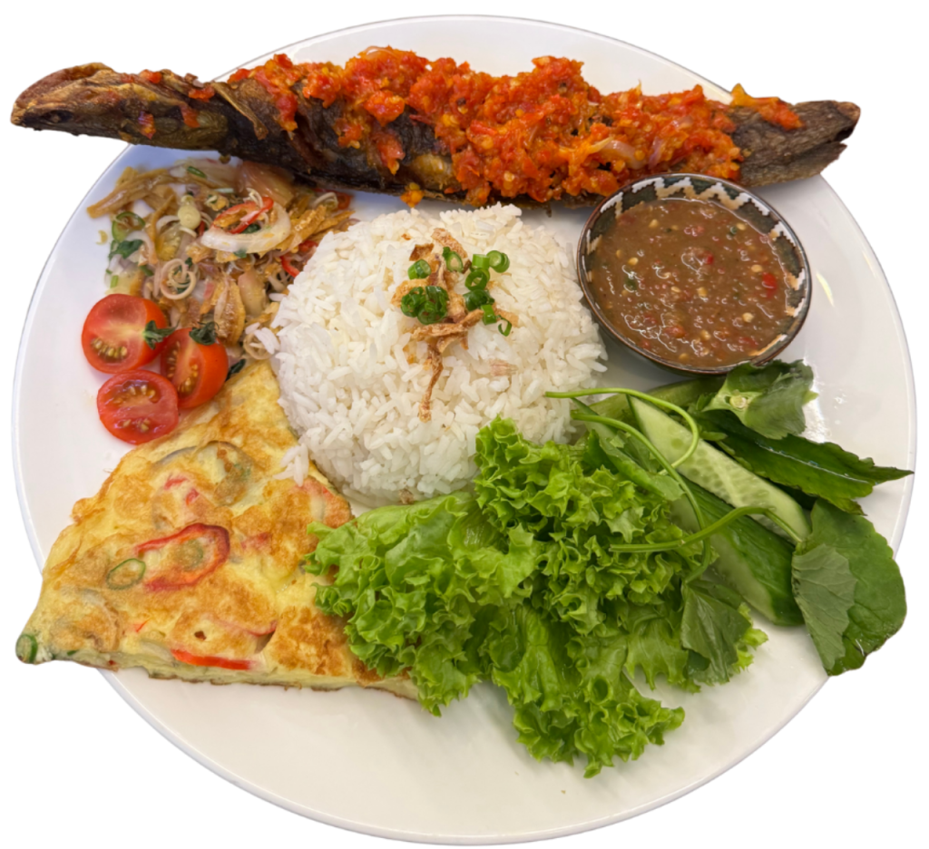 nasi ikan keli